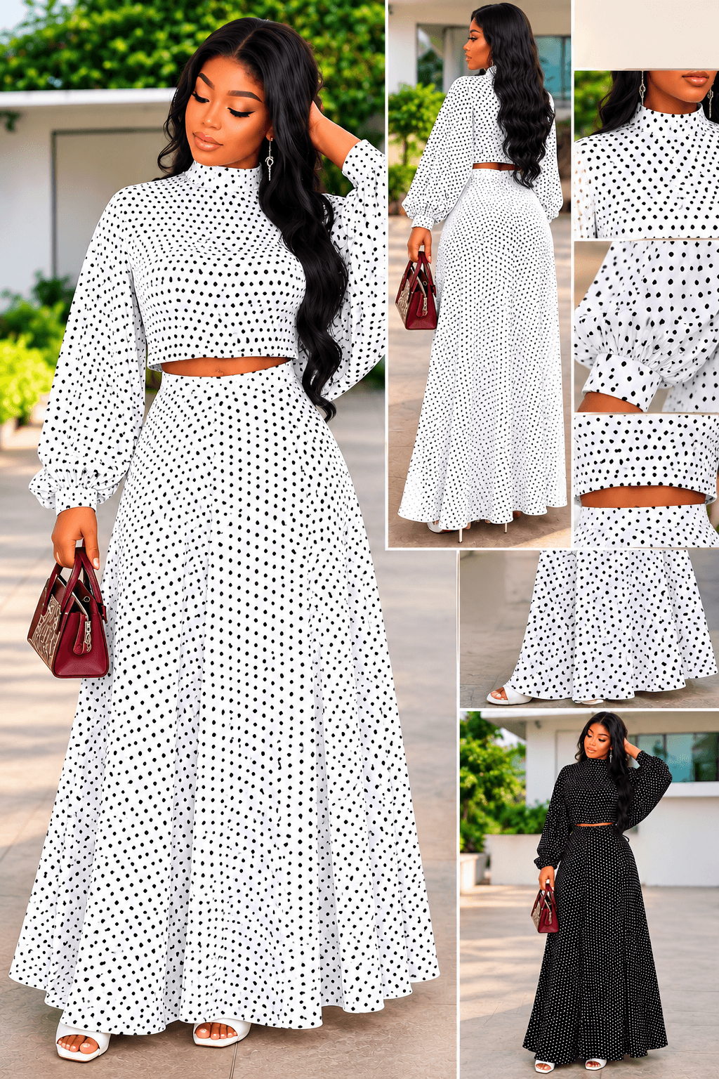 Ensemble Femme à Pois – Chic & Confort